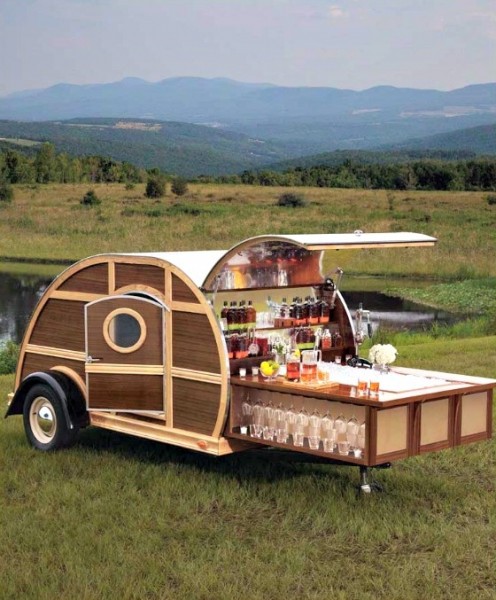 Amazing Woody Teardrop Camper | Tiny House Pins