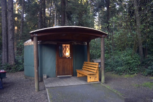 Yurt in Oregon State Park