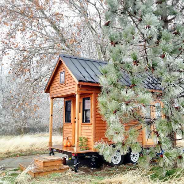 Tiny House in the Fall