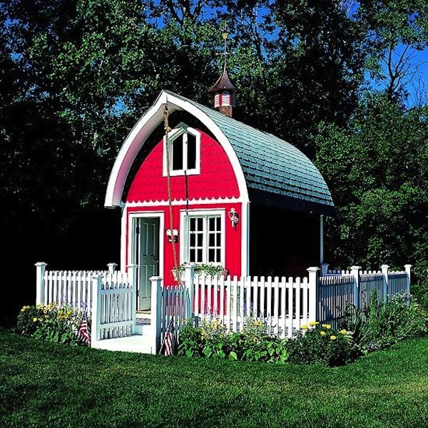 Tiny Red Barn House