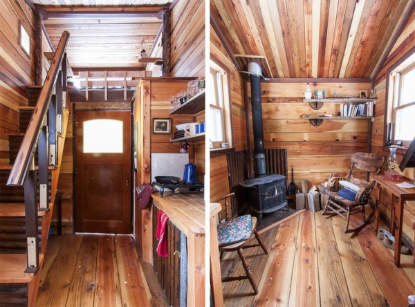 Rustic Tiny House Interior