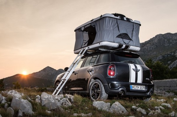 Mini Cooper Micro Camping with a Teardrop Trailer - Tiny House Pins