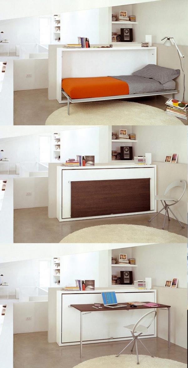 hidden-bed-and-table-desk-multifunctional-furniture