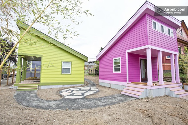 200-Square-Foot Pink Tiny House in Portland, Oregon